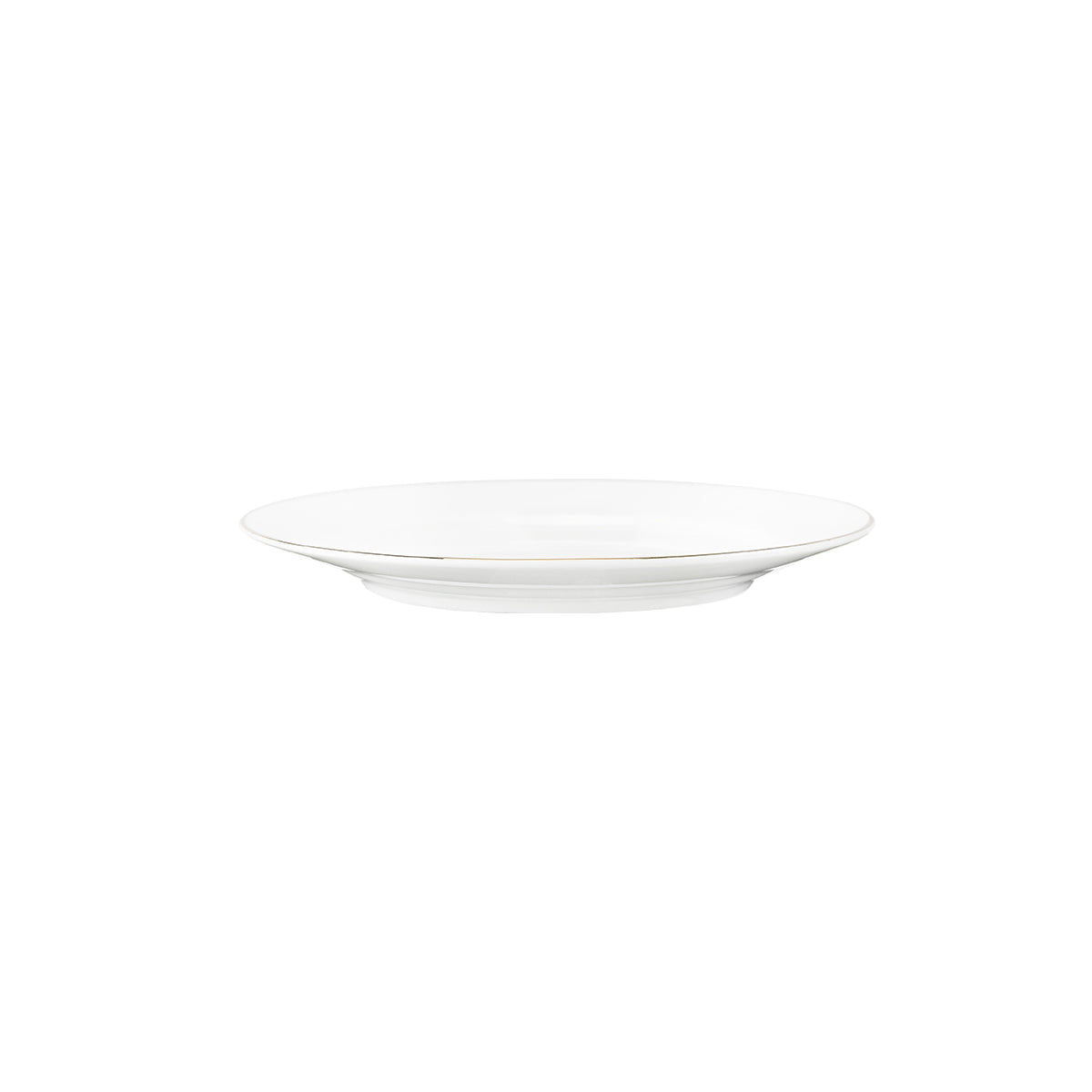 Moonlight Gold Rim Bone China Flat Plate - IUIGA