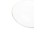 Moonlight Gold Rim Bone China Flat Plate - IUIGA