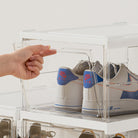 3 Layer Transparent Foldable Shoe Storage Box - IUIGA