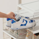 3 Layer Transparent Foldable Shoe Storage Box - IUIGA