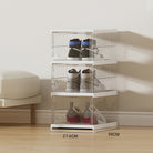 3 Layer Transparent Foldable Shoe Storage Box - IUIGA