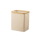 Canvas Collapsible Laundry Basket With Handles - IUIGA