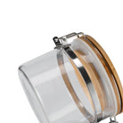 Glass Food Jar With Wooden Lid - IUIGA