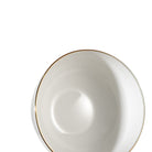 Moonlight Gold Rim Bone China Rice Bowl - IUIGA