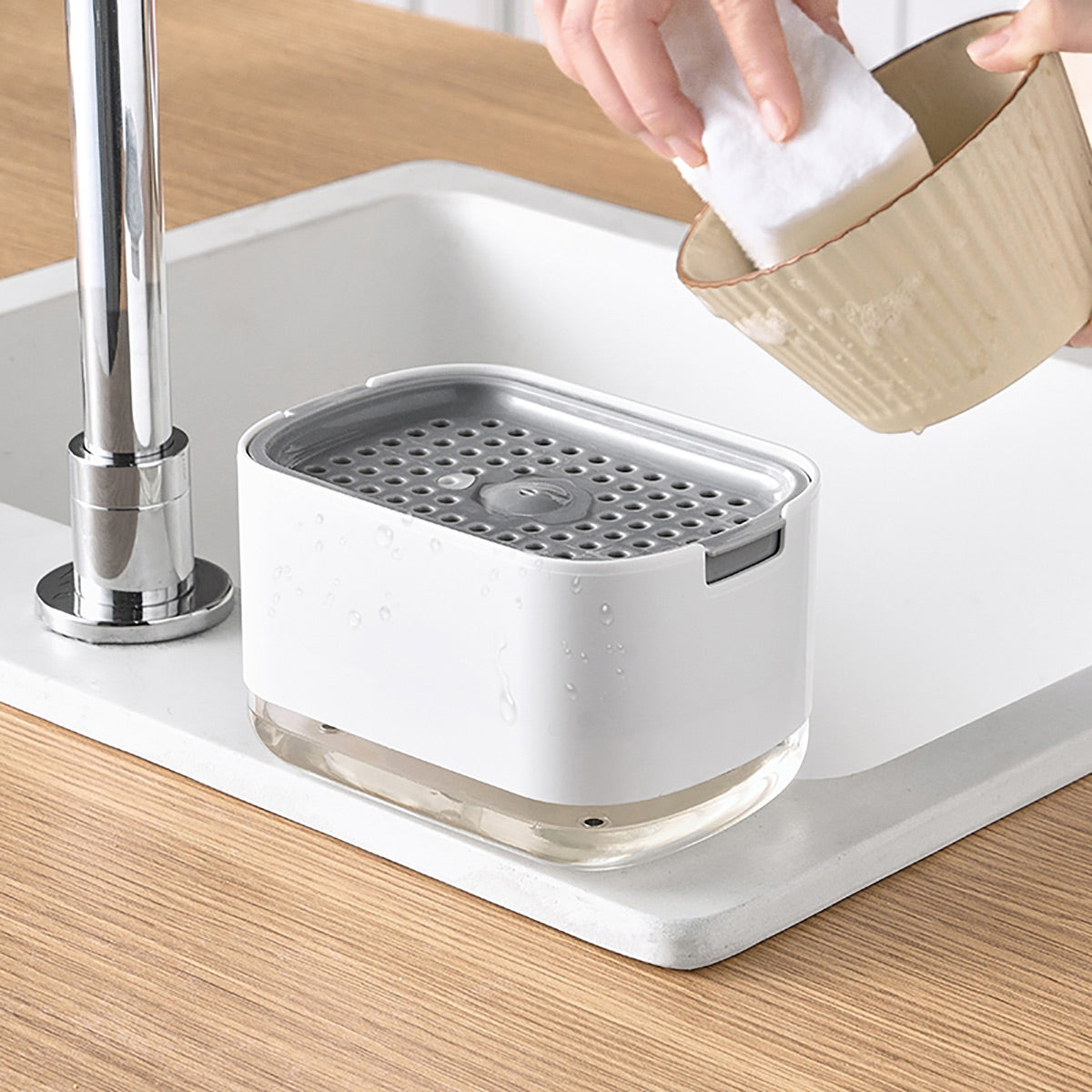 Press Type Dish Soap Dispenser - IUIGA