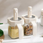 Glass Seasoning Bottle With Telescopic Spoon - IUIGA