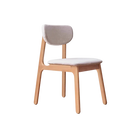 Kei Beech Wood Upholstered Dining Chair - IUIGA