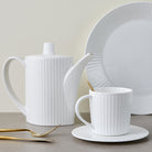 Ashley Bone China Coffee Mug & Saucer - IUIGA