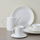 Ashley Bone China Coffee Mug & Saucer - IUIGA