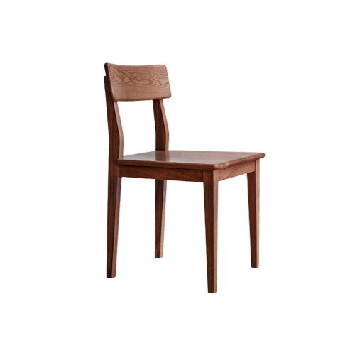 Brooks Black Walnut Wood Dining Chair - IUIGA
