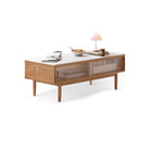Orion Coffee Table With Glass Doors - IUIGA