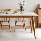 Orion Dining Table With Sloping Legs - IUIGA