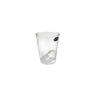 Whiskey glass 290ml, empty glass view on white background