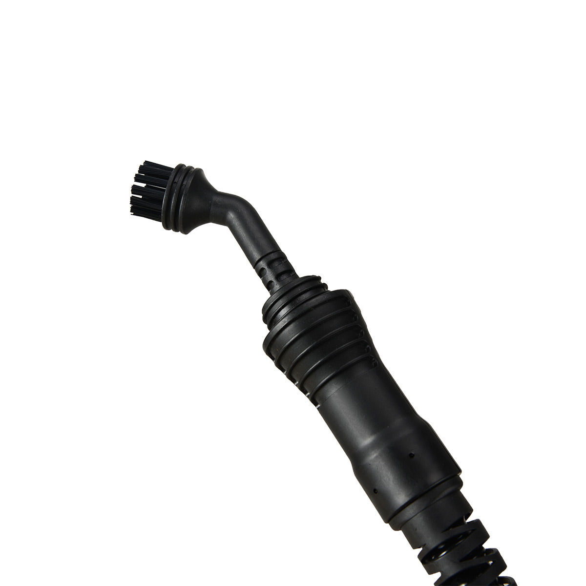 IUIGA handheld steam cleaner bent nozzle with brush tip for corners and grout cleaning