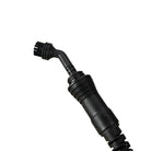 IUIGA handheld steam cleaner bent nozzle with brush tip for corners and grout cleaning